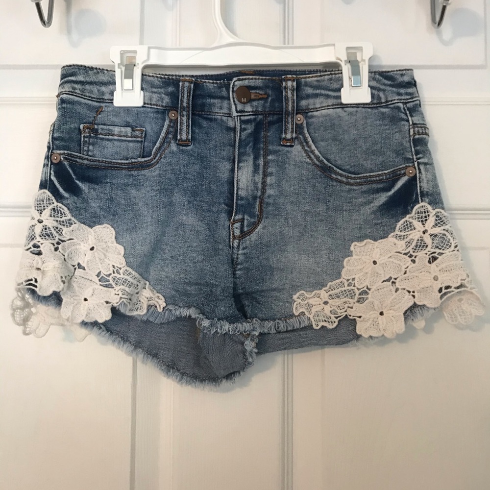Size 2-26 jean shorts from target.